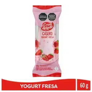 Helado Crem Helado Casero Yogurt Fresa