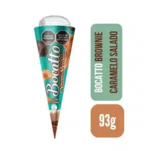 Cono Crem Helado Bocatto Brownie Caramelo