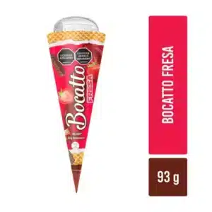 Cono Crem Helado Bocatto Fresa